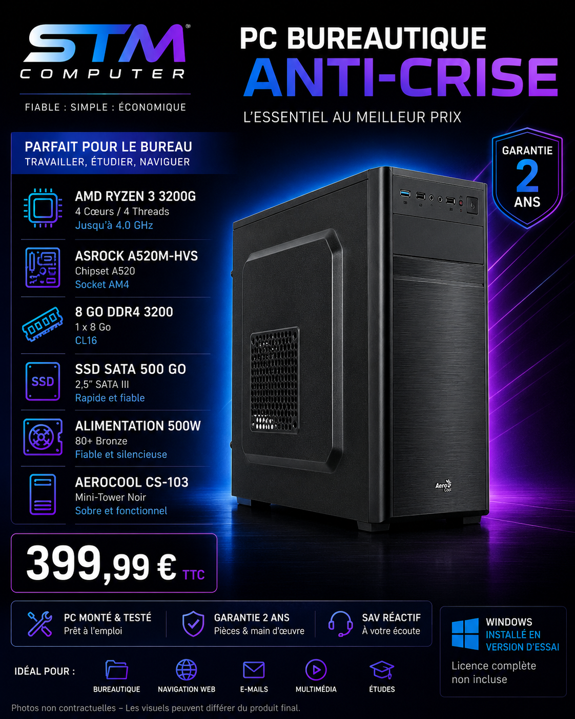 PC Bureautique Anti-Crise