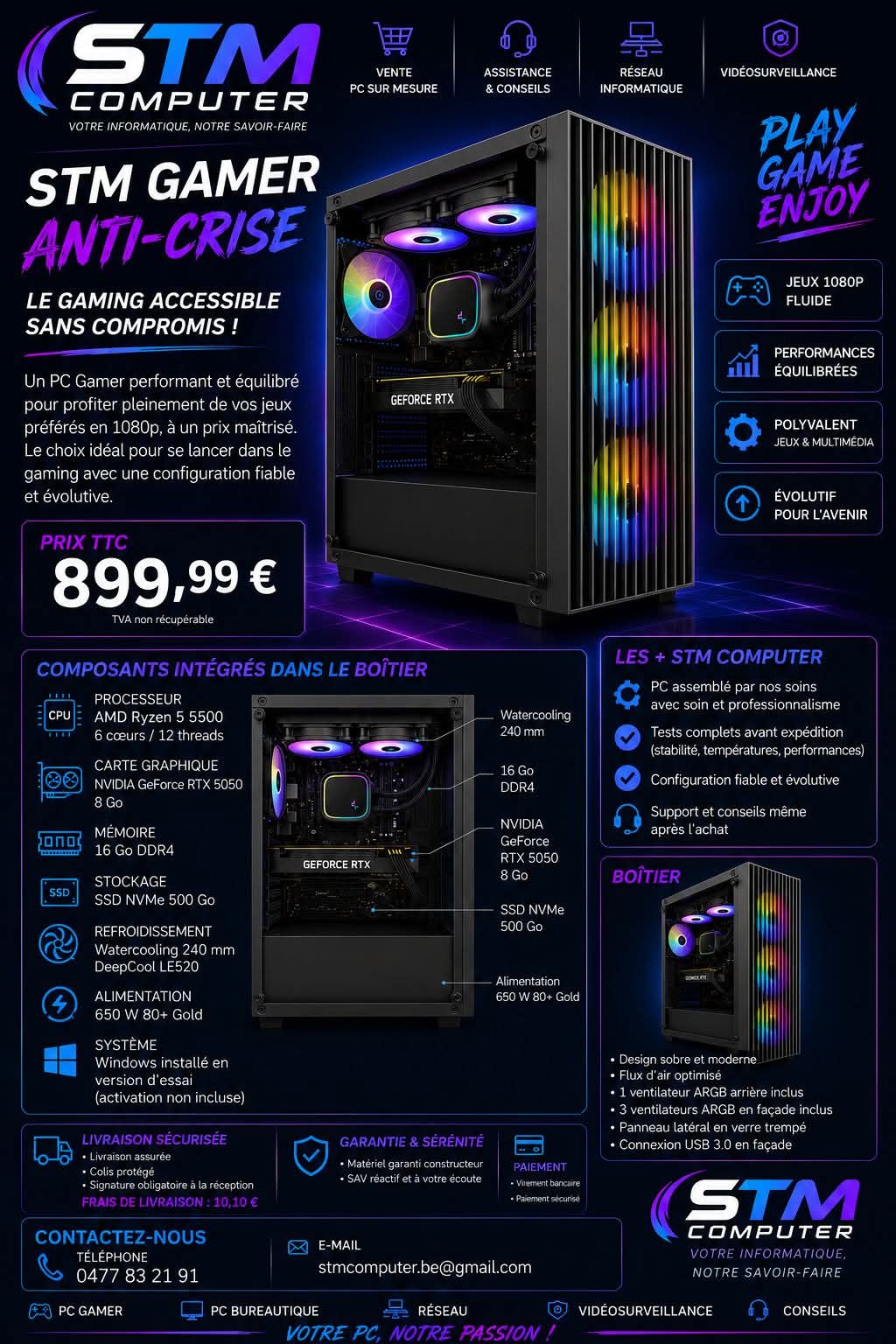 STM GAMER ECO RTX 5050