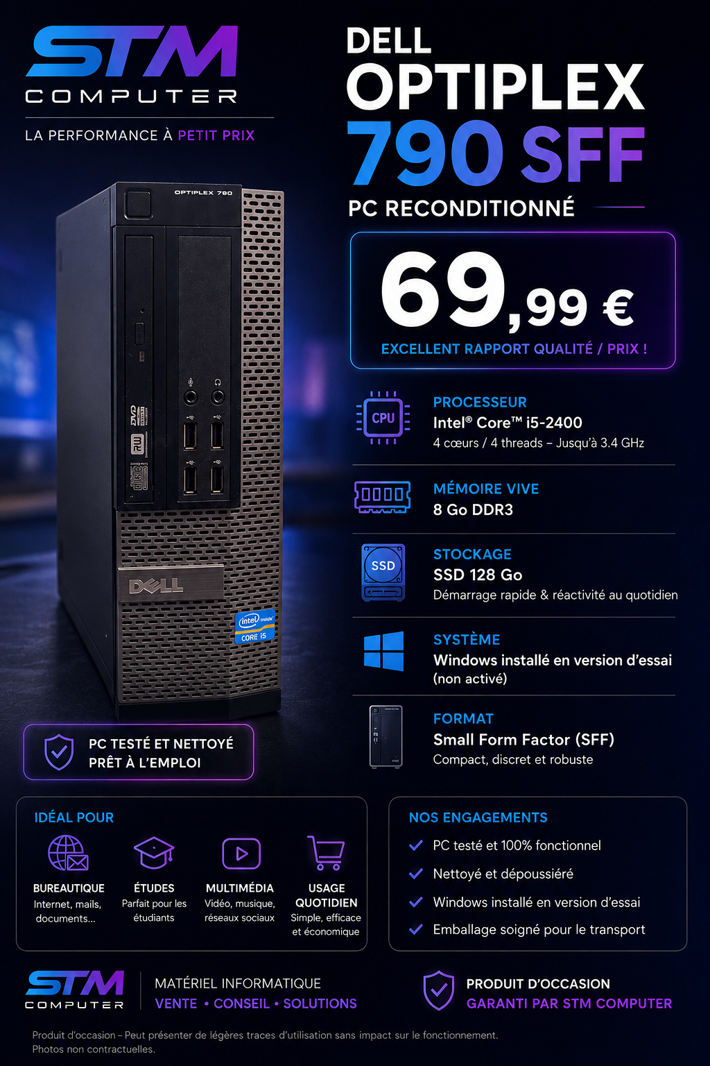 DELL OPTIPLEX RECONDITIONNE